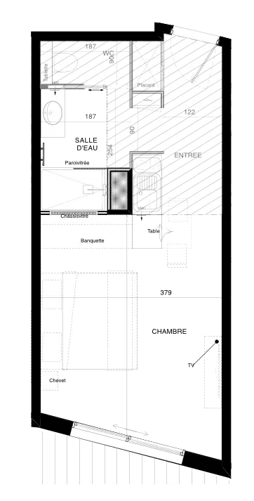 Plan de l'appartement Vibes 210